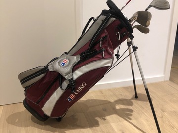 sicher online kaufen und verkaufen: U.S. Kids Golf Standbag-Schläger-Set Ultra Light 60‘‘