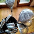 sicher online kaufen und verkaufen: Hochwertiges world tour Golfset , Bag, 4 Driver, Putter,7Schläger