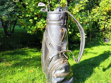 Sell with online payment: Exklusives Wilson Professional Echtleder Sammler Golfbag