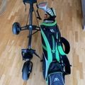 Sell with online payment: BIG Max Junior Supermax Golfbag + Schlägerset + Trolley