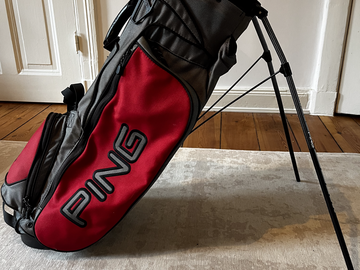 Selling: PING Golftasche grau und rot