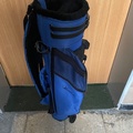 Selling: Silverline Golf Bag mit Stativ - blau