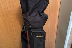 Sell with online payment: Silverline Golf Bag schwarz/rot