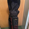 Sell with online payment: Silverline Golf Bag schwarz/rot