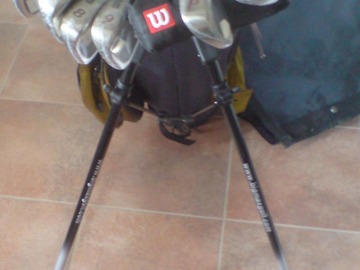 sicher online kaufen und verkaufen:  Big Max Golf Tasche mit Wilson Schläger (noch in Schutzfolien)