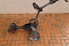 Sell with online payment: Elektro Golftrolley mit viel Zubehör