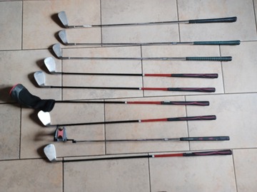 Selling: Kompletter Schlägersatz sowie Einzelschläger und 