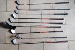 Selling: Kompletter Schlägersatz sowie Einzelschläger und 