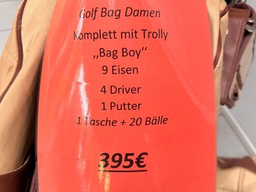 sicher online kaufen und verkaufen: Golf-Bag komplett mit Trolly für Damen von Bennington