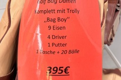 sicher online kaufen und verkaufen: Golf-Bag komplett mit Trolly für Damen von Bennington